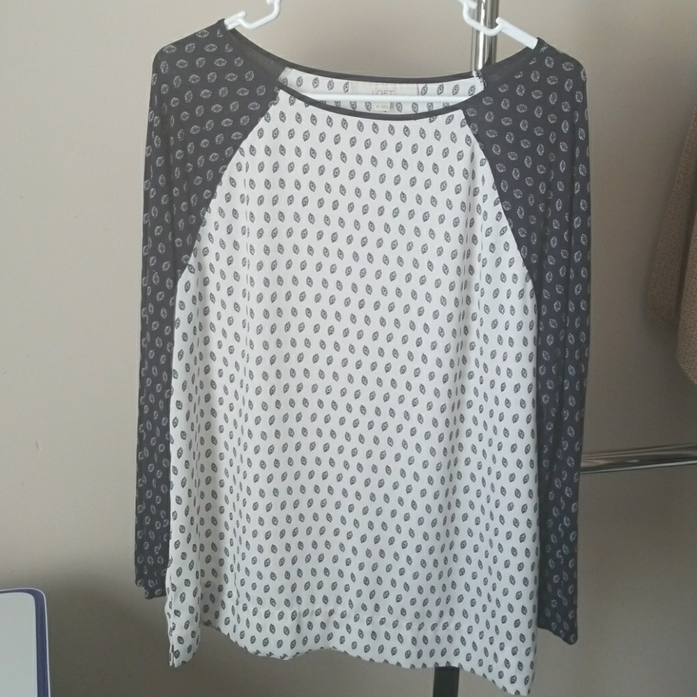Printed loft blouse